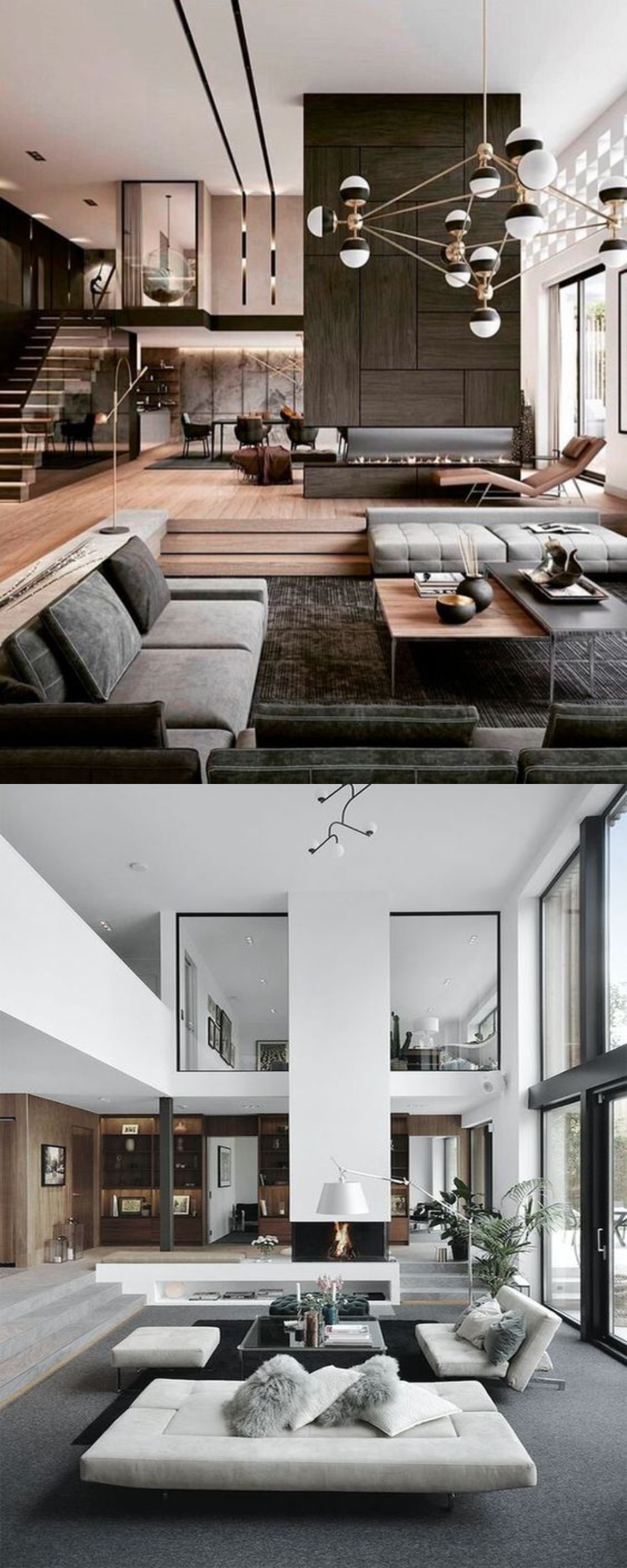 contoh referensi design interior living room ruang tamu minimalis modern di bogor