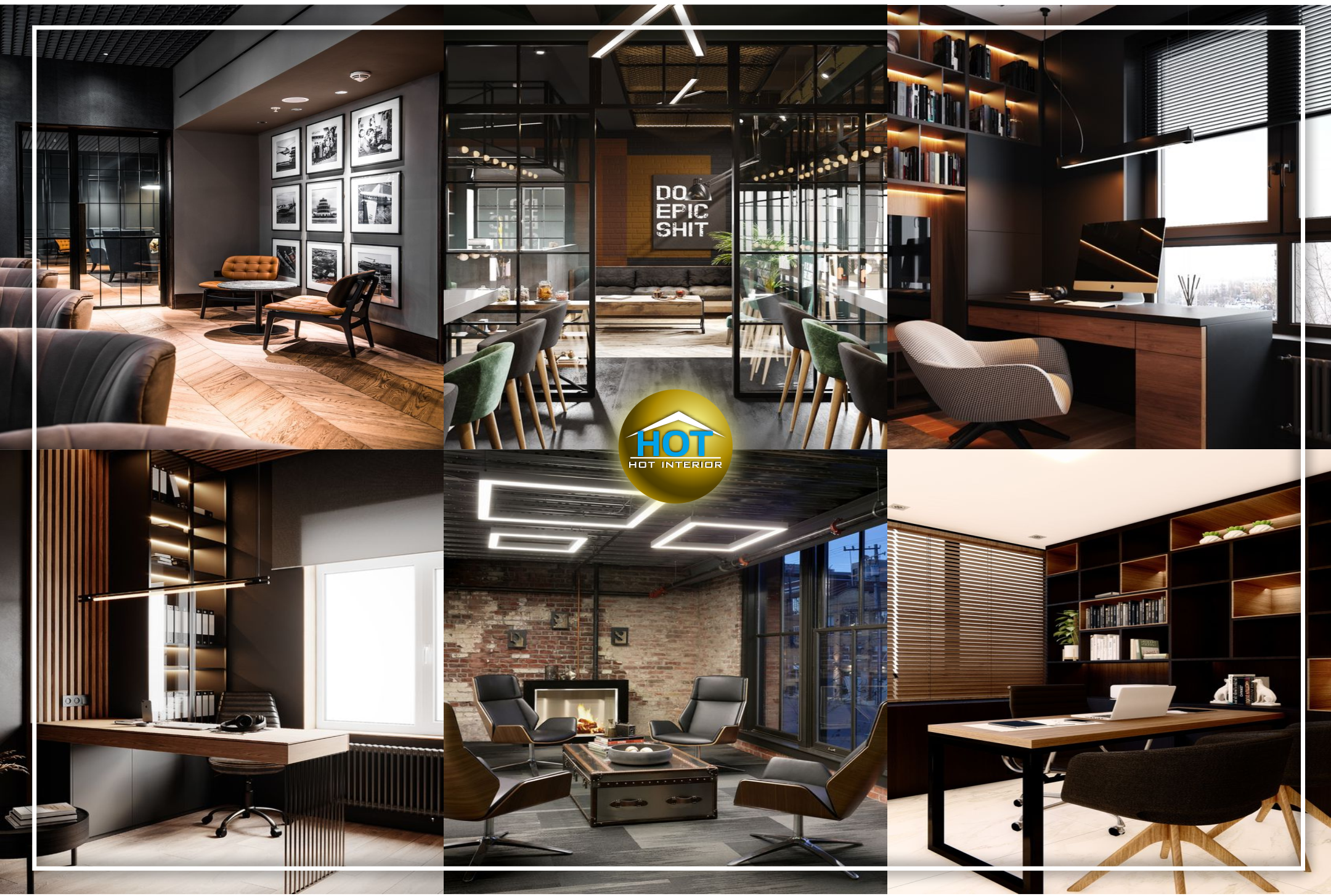 Design Interior kantor office elit BSD serpong, contoh photo design interior modern minimalist, industrial