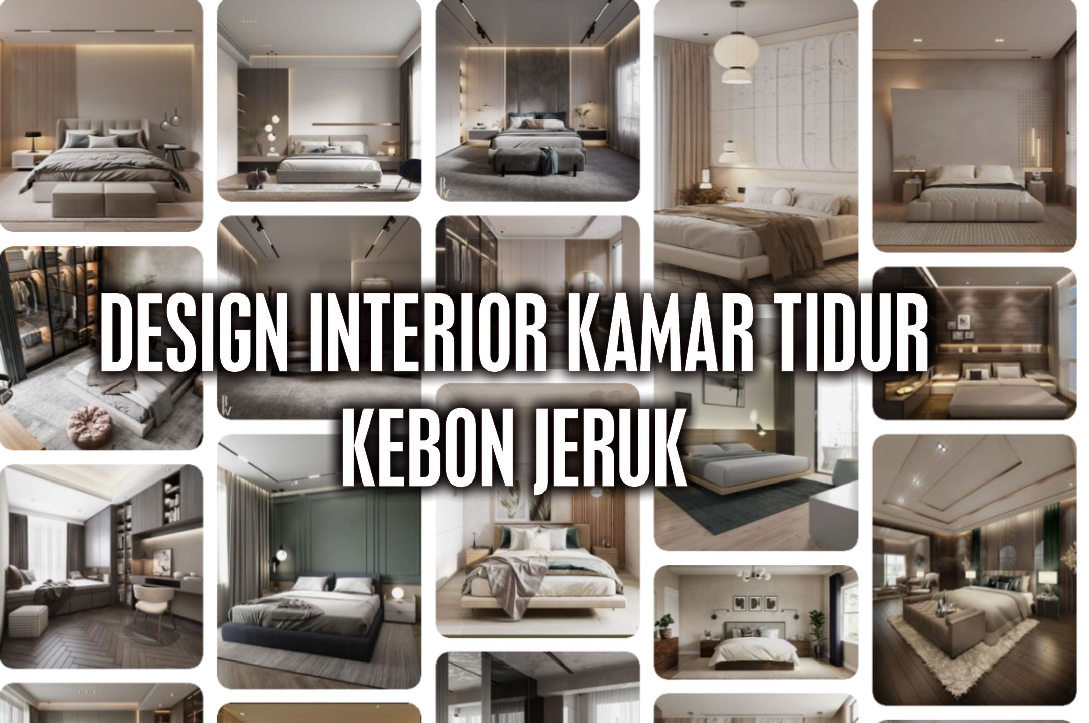 design interior kamar tidur (bedroom) di kebon jeruk - jakarta barat