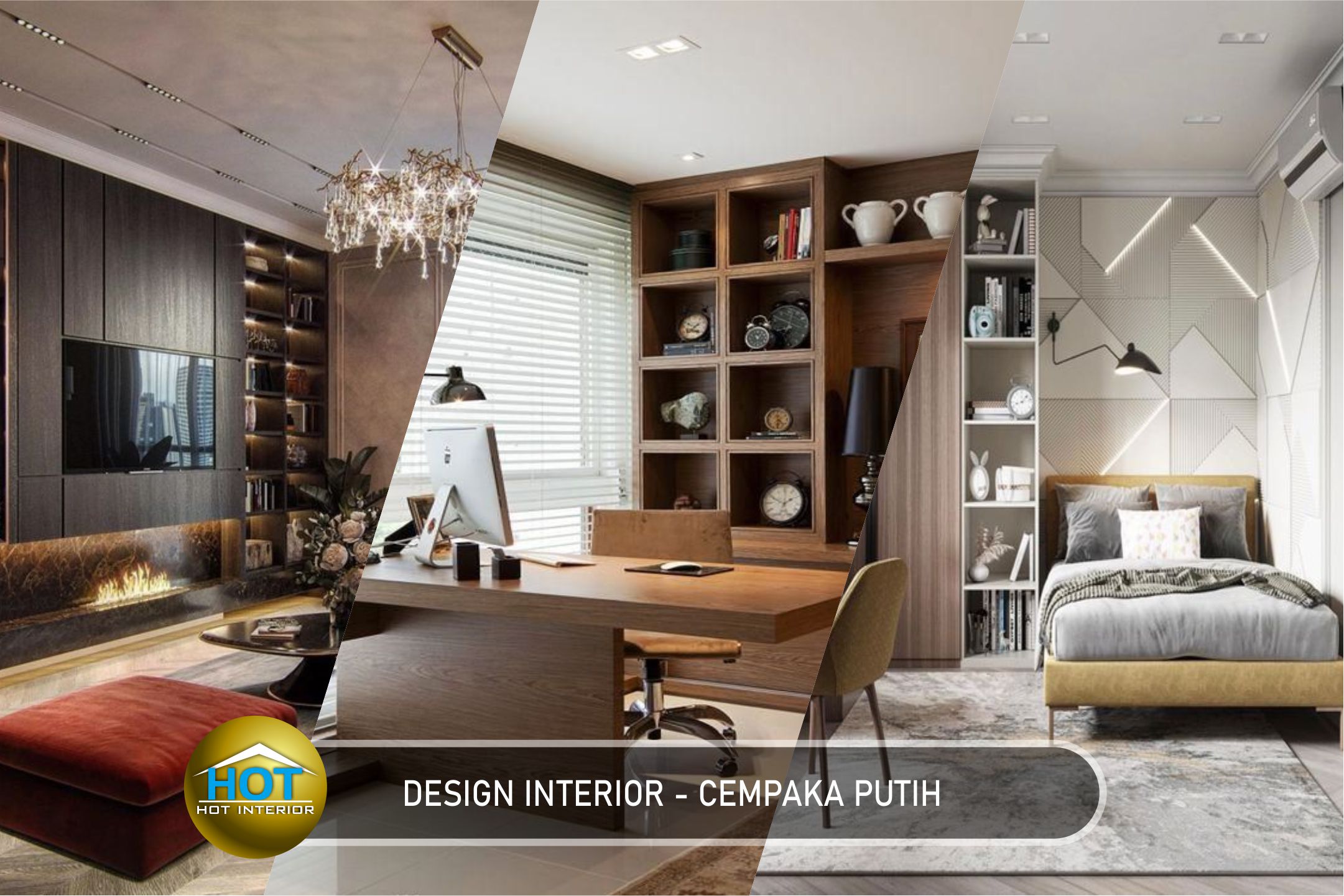 Jasa Design Interior untuk Miss Atin di Cempaka Putih - Jakarta Pusat, pembuatan Kantor ( Office ) , Livingroom ( ruang tamu ), kamar ( Bedroom), Kitchen set