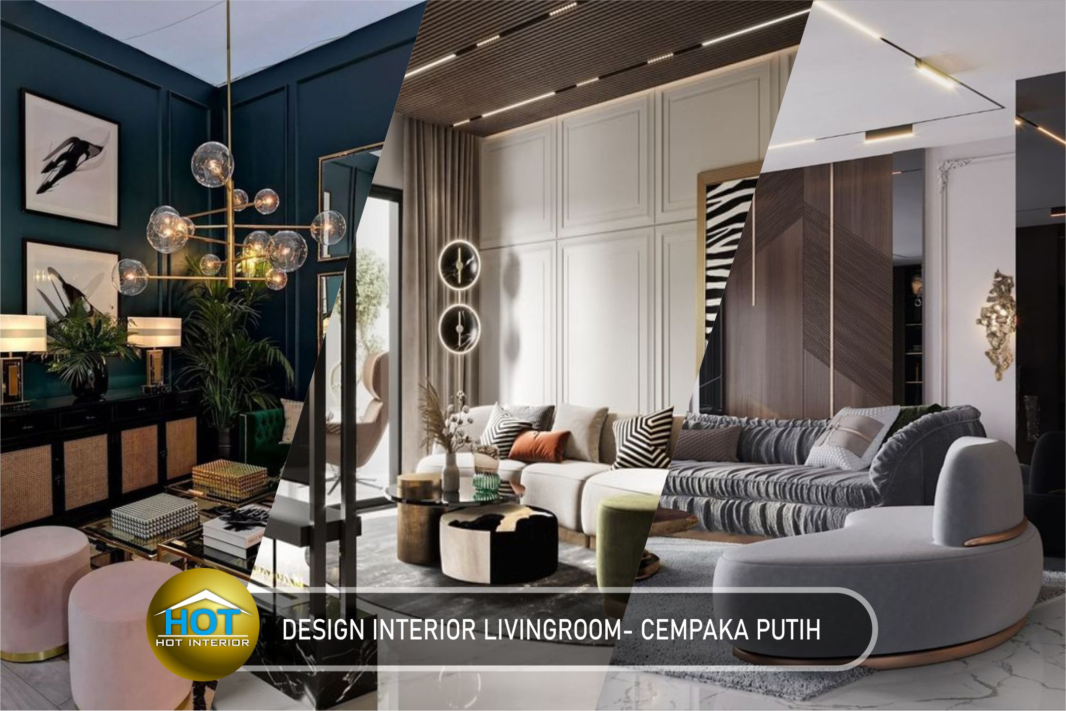 tren pilihan design interior ruang tamu ( livingroom) ibu viola - cempaka putih - jakarta pusat