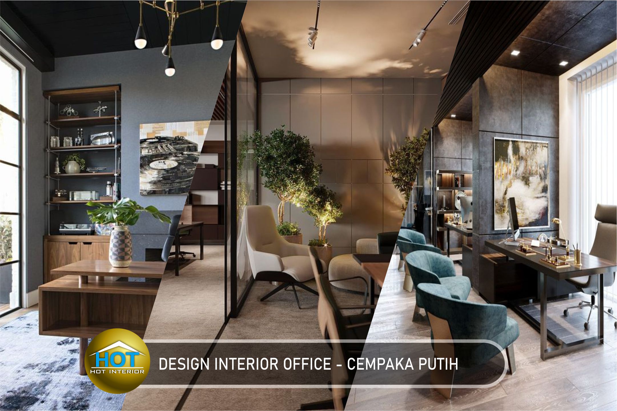 Jasa Interior design kantor ( office ) untuk Miss Eva Tarsiah di Cempaka Putih - Jakarta Pusat dilengkapi dengan photo contoh design