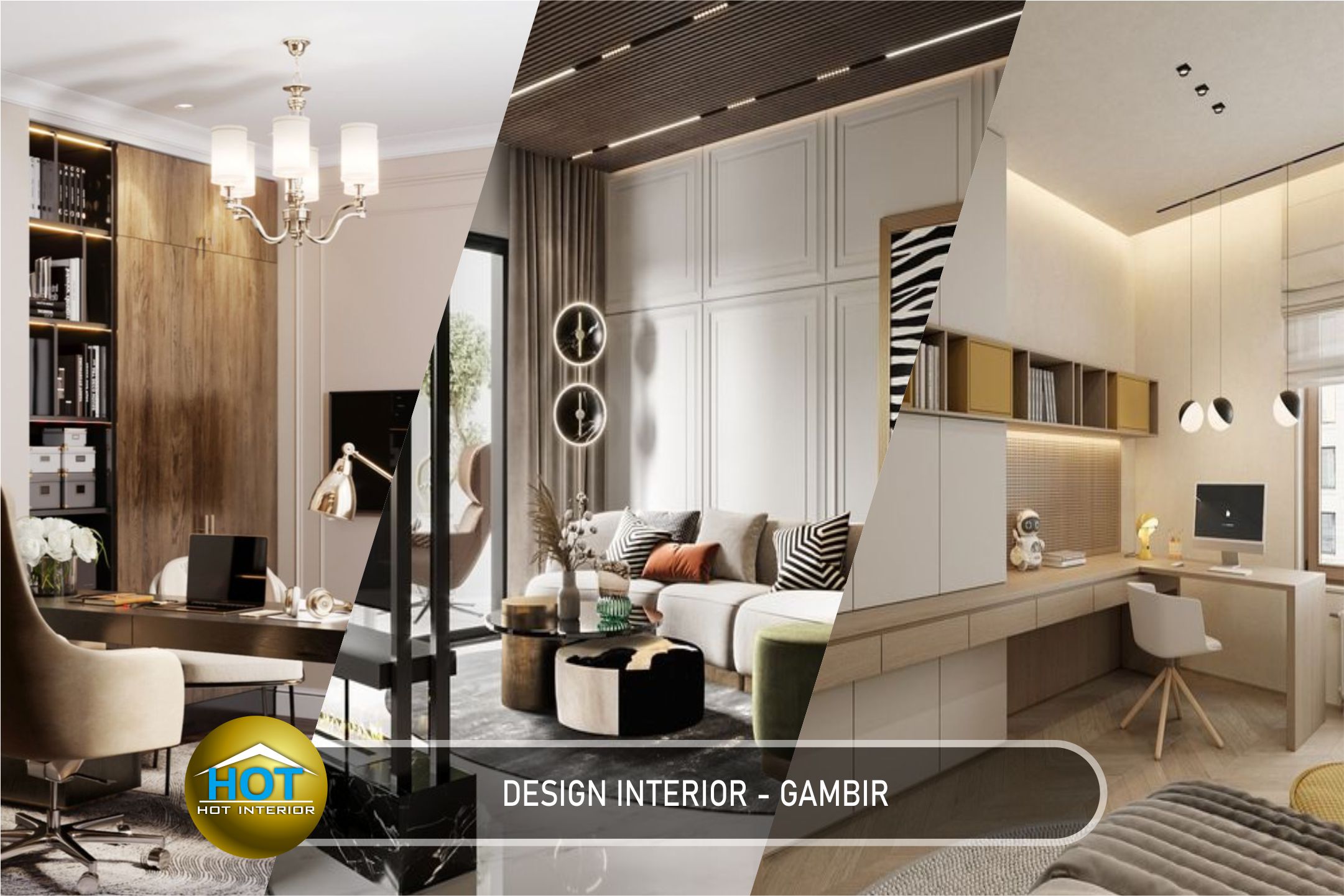 Design interior Kantor, Ruang tamu dan Kamar terbaik di Gambir - Jakarta Pusat